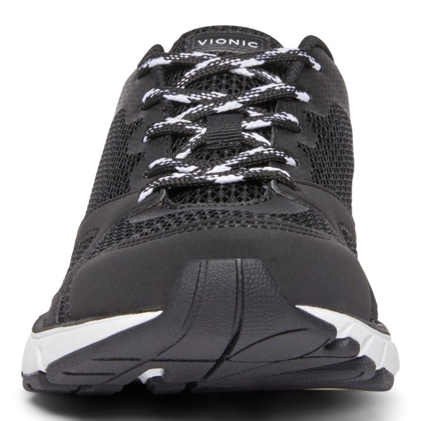 Vionic Trainers Ireland - Tokyo Sneaker Black Black - Womens Shoes For Sale | MELOB-3245